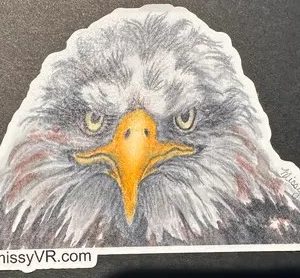 Tank the Eagle Sticker