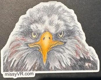 Tank the Eagle Sticker