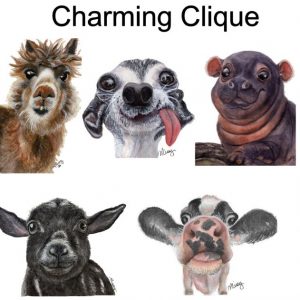 Charming Clique Greeting Cards